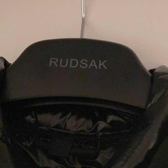 NWT [Rudsak] Limited Edition Cosette C Glossy Down Jacket Black Women's Size XS - Picture 14 of 14
